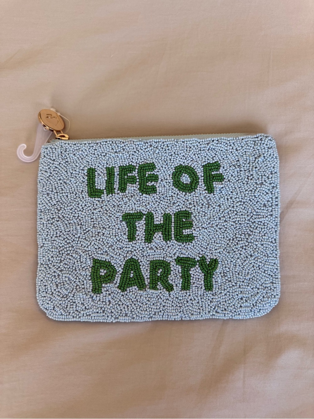 kate spade Light Blue Beaded 'Life of the Party' Pouch